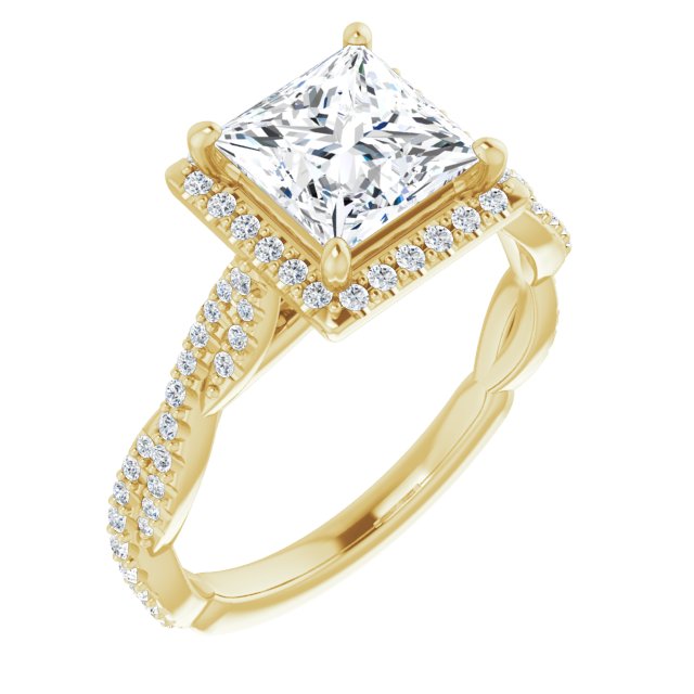 Yellow Gold-Square