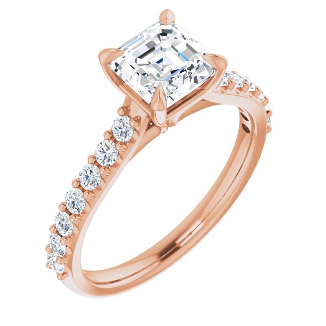 Rose Gold-Asscher