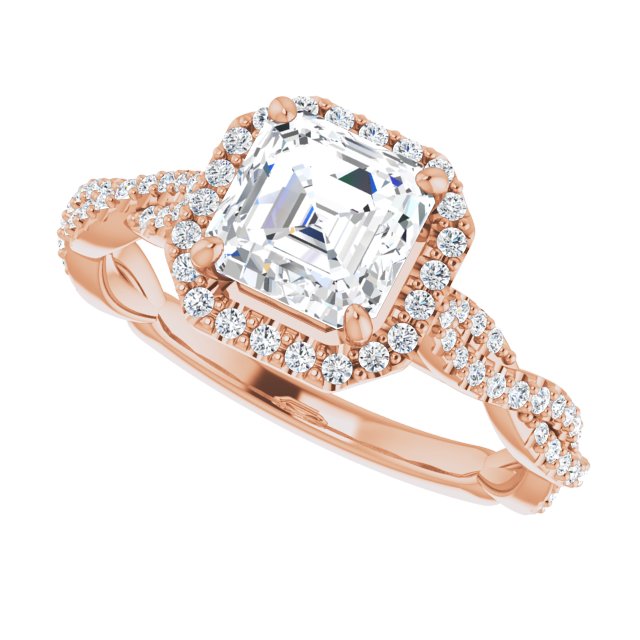 Rose Gold-Asscher