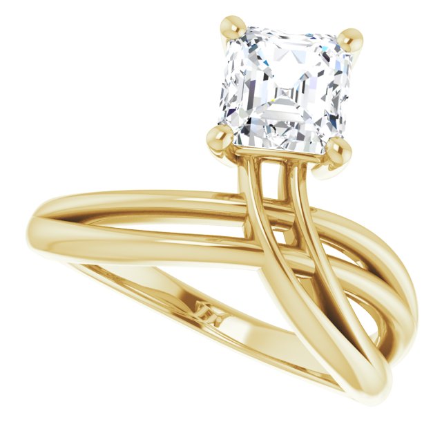 Yellow Gold-Asscher