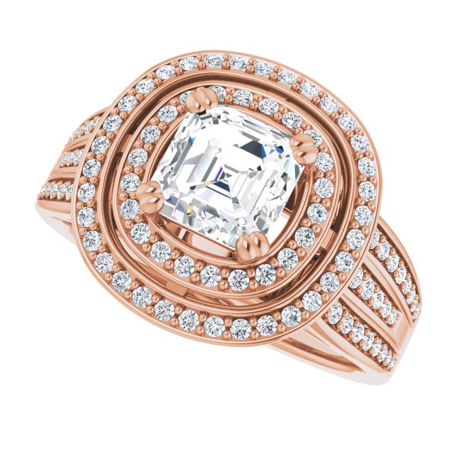 Rose Gold-Asscher