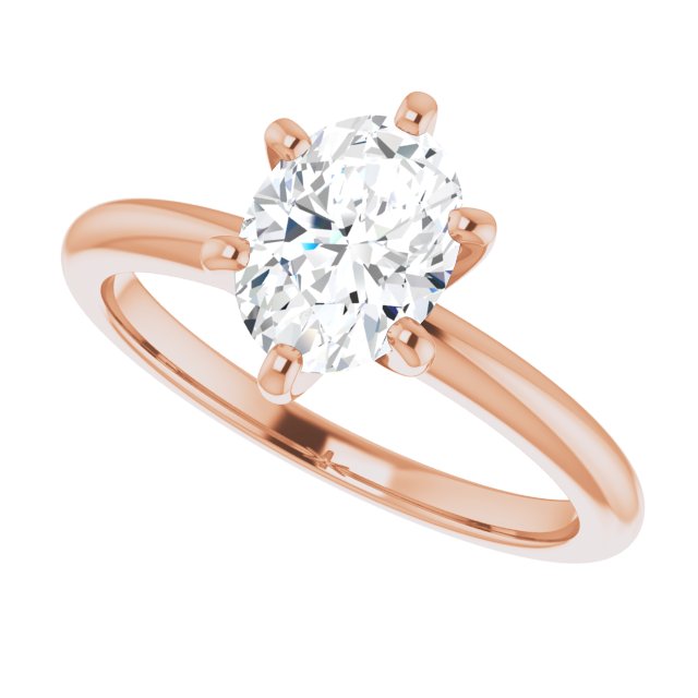 Rose Gold-Oval