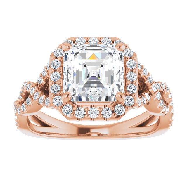 Rose Gold-Asscher