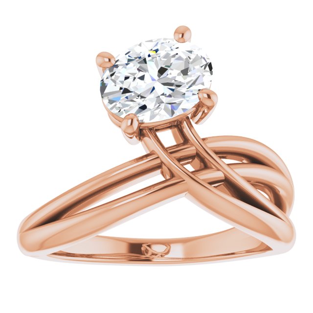 Rose Gold-Oval