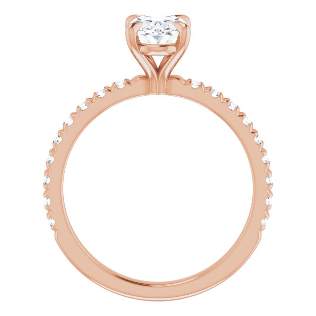 Rose Gold-Oval