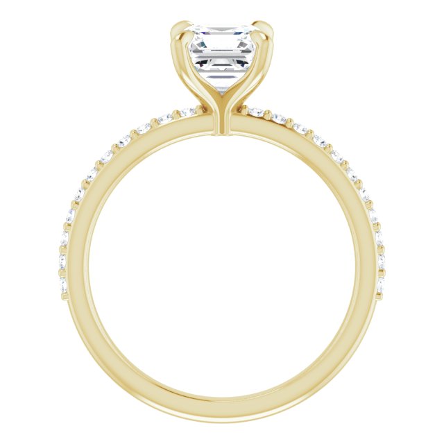 Yellow Gold-Asscher