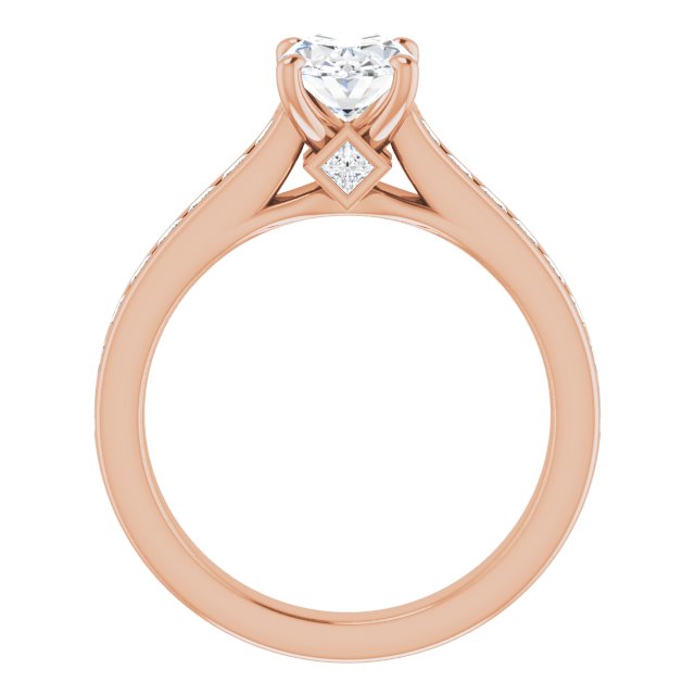 Rose Gold-Oval