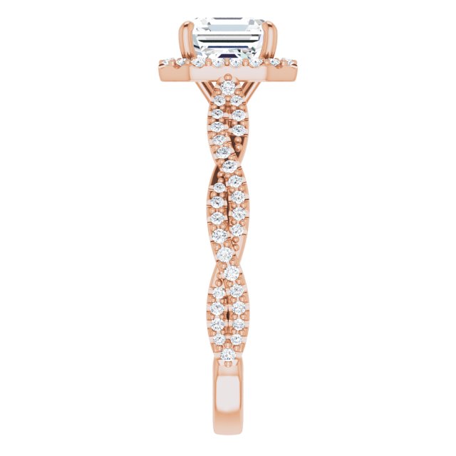 Rose Gold-Asscher