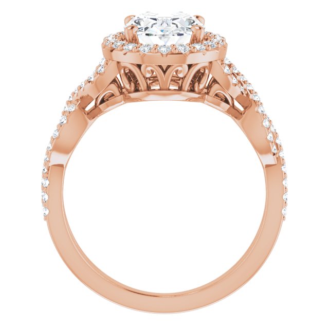 Rose Gold-Oval