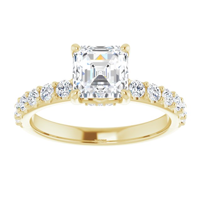 Yellow Gold-Asscher