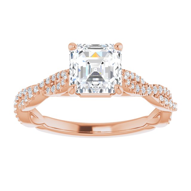 Rose Gold-Asscher