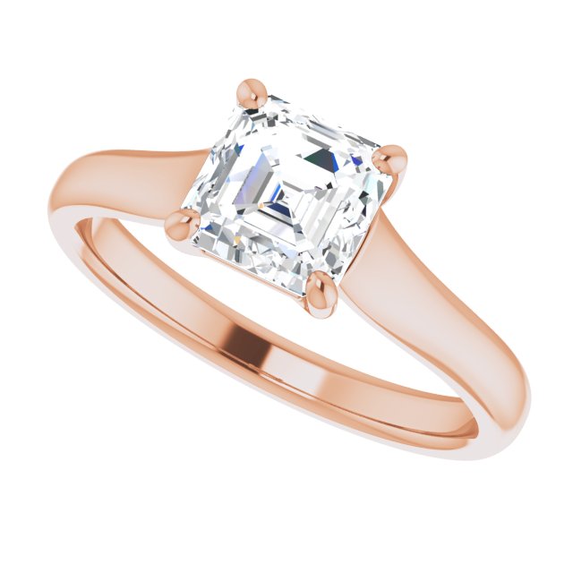 Rose Gold-Asscher