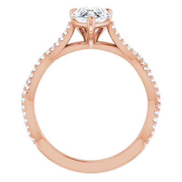 Rose Gold-Pear