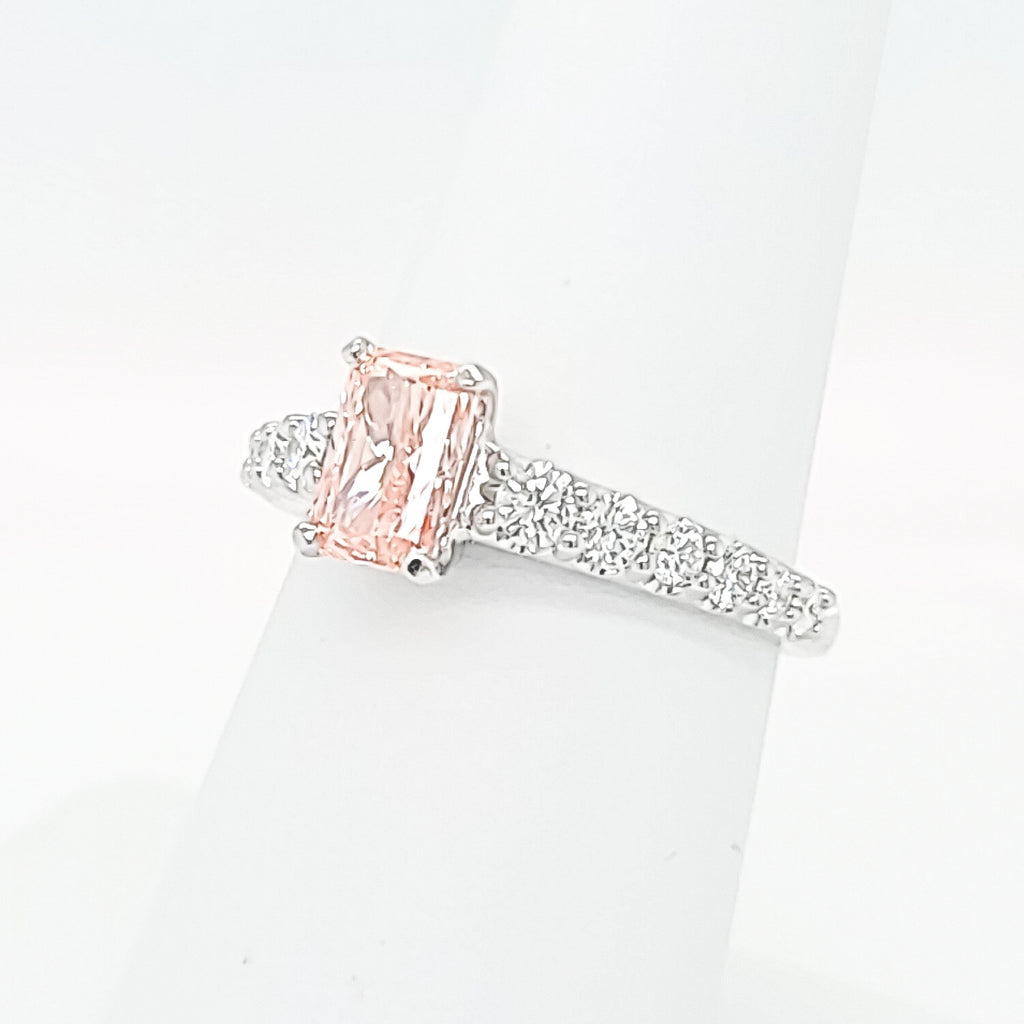 Pink Diamond Engagement Ring