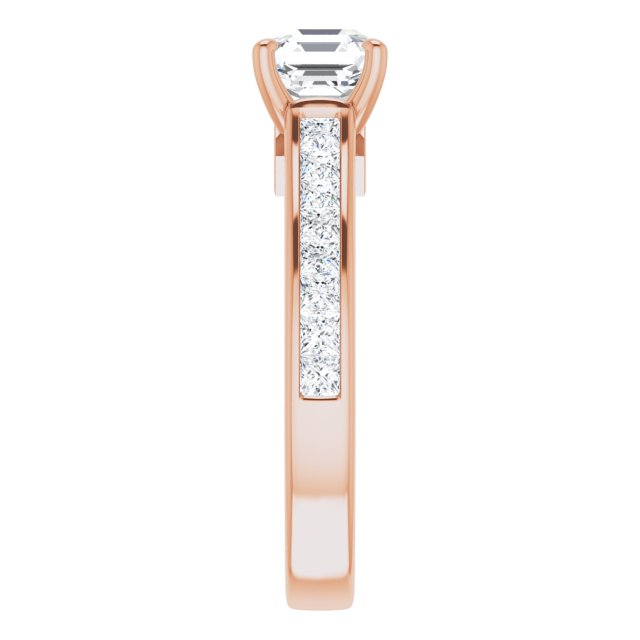 Rose Gold-Asscher