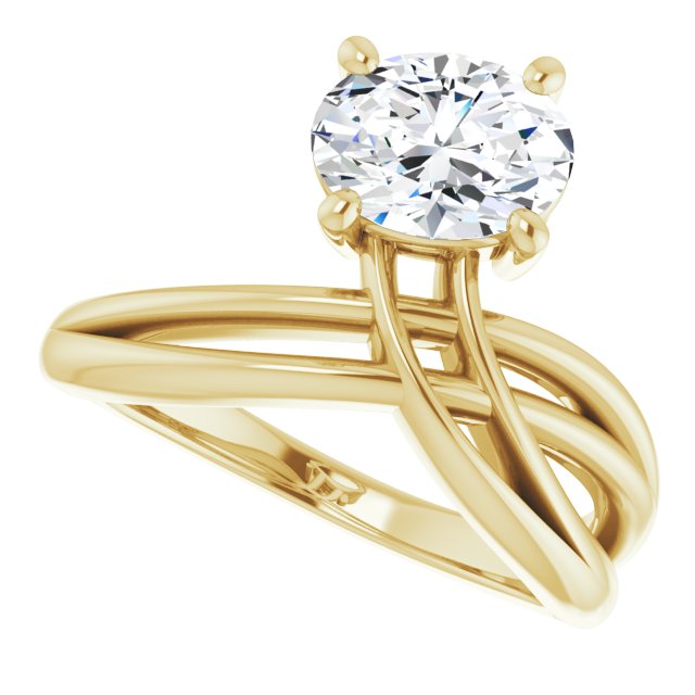 Yellow Gold-Oval