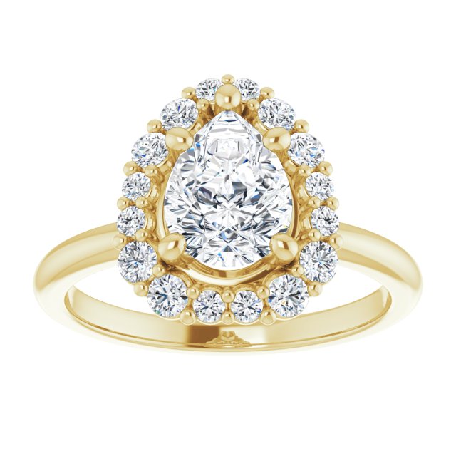 Yellow Gold-Pear