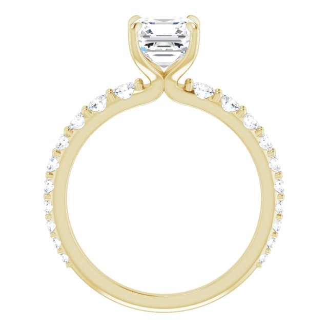 Yellow Gold-Asscher