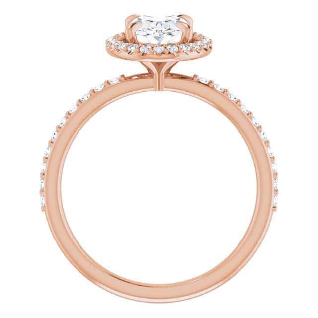 Rose Gold-Oval