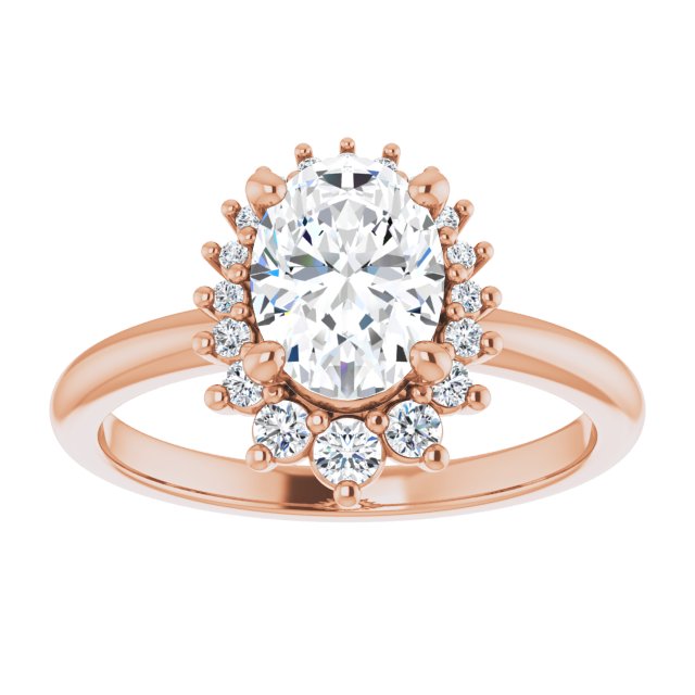 Rose Gold-Oval