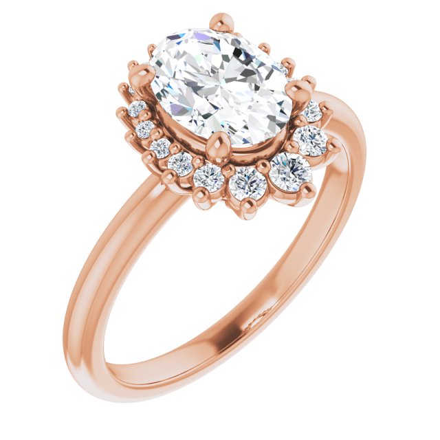 Rose Gold-Oval