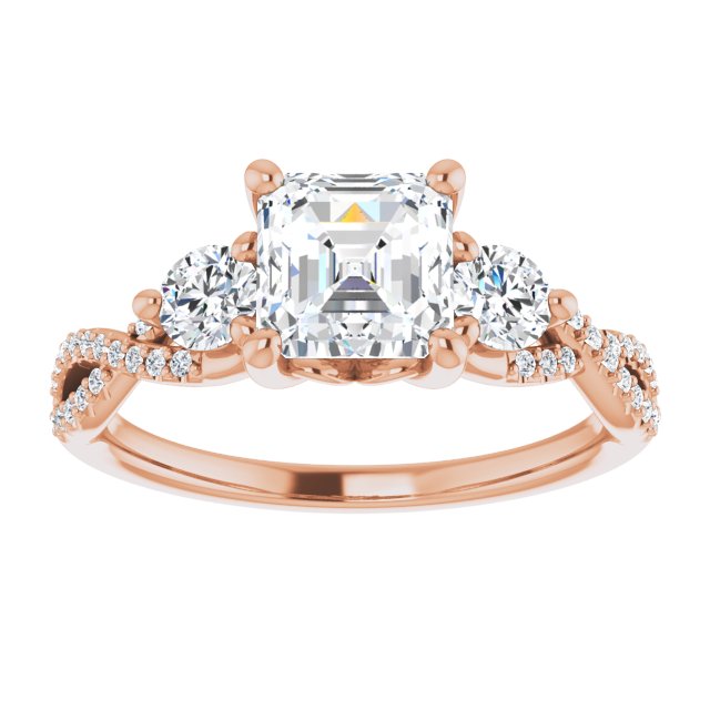 Rose Gold-Asscher