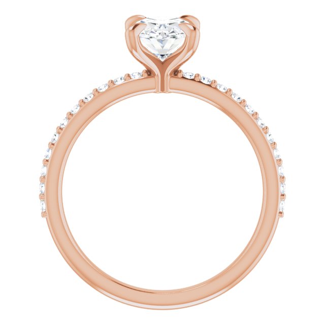 Rose Gold-Oval