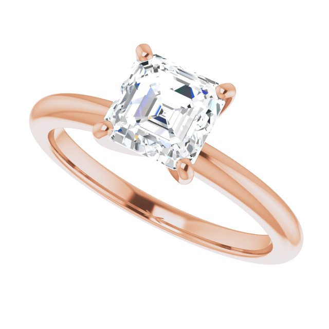 Rose Gold-Asscher