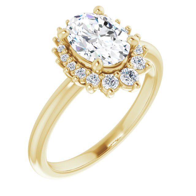 Yellow Gold-Oval