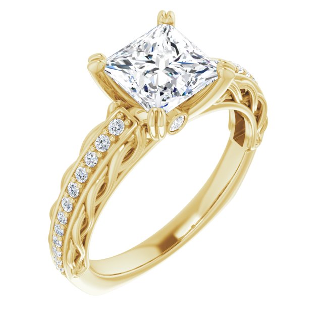 Yellow Gold-Square