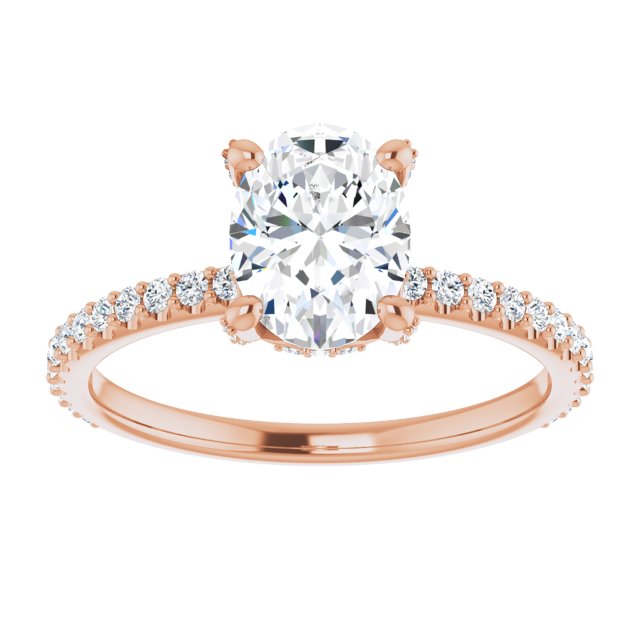 Rose Gold-Oval