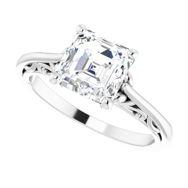 White Gold-Asscher