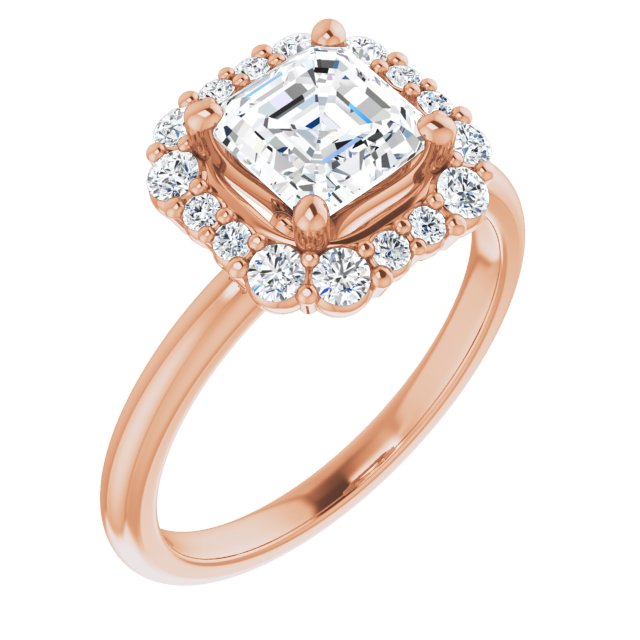 Rose Gold-Asscher