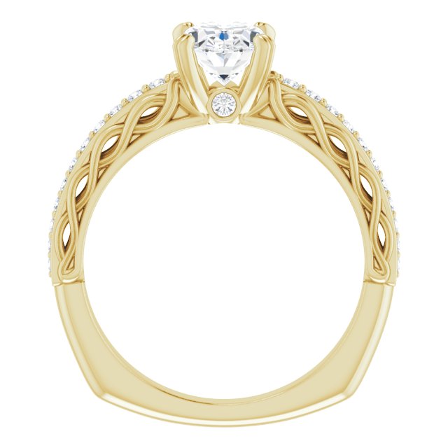 Yellow Gold-Oval