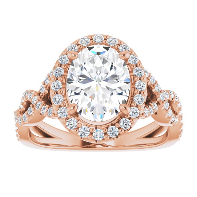 Rose Gold-Oval