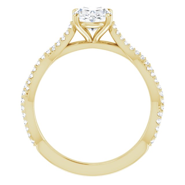 Yellow Gold-Oval