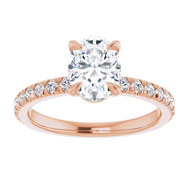 Rose Gold-Oval