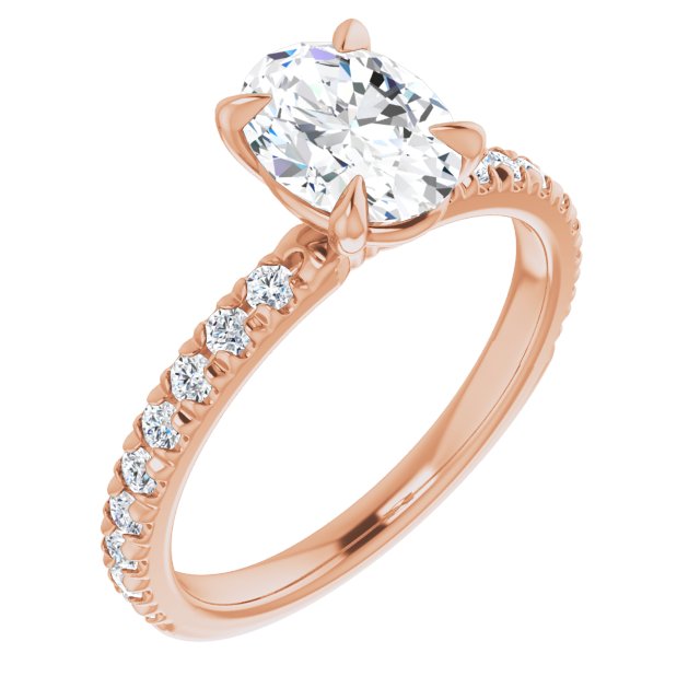 Rose Gold-Oval