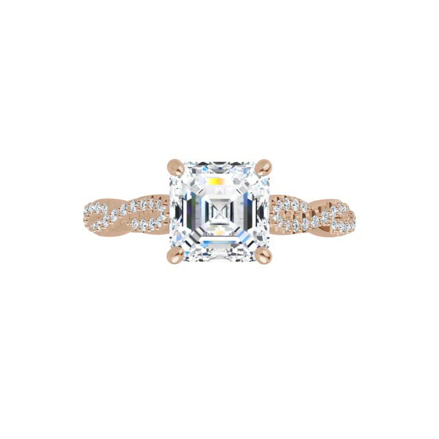 Rose Gold-Asscher