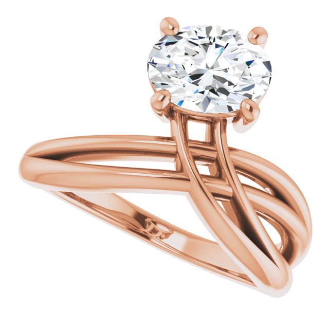 Rose Gold-Oval