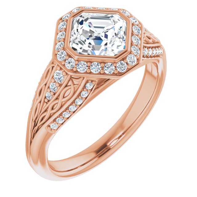 Rose Gold-Asscher