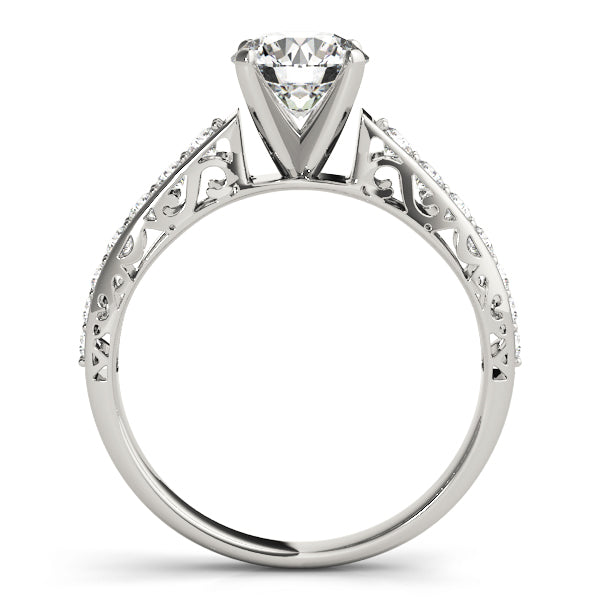 2.50 ct. D/VS1 Round Lab-Grown Diamond Platinum Wedding Set