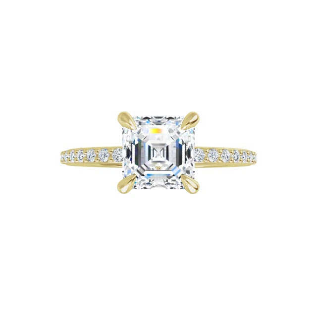 Yellow Gold-Asscher