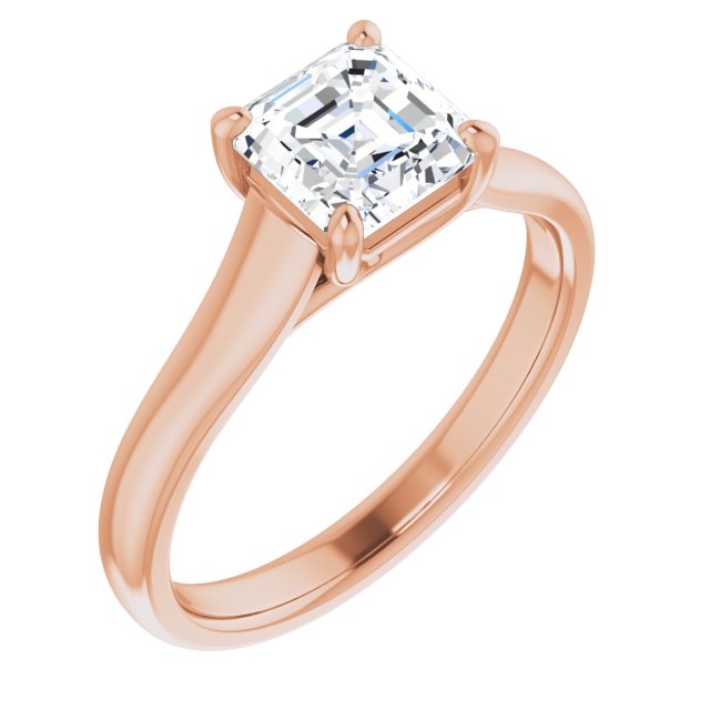 Rose Gold-Asscher