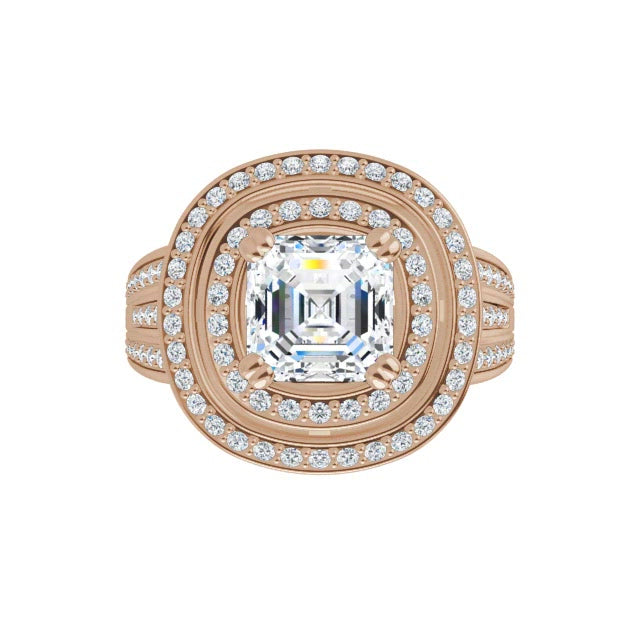 Rose Gold-Asscher