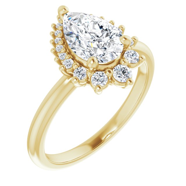 Yellow Gold-Pear