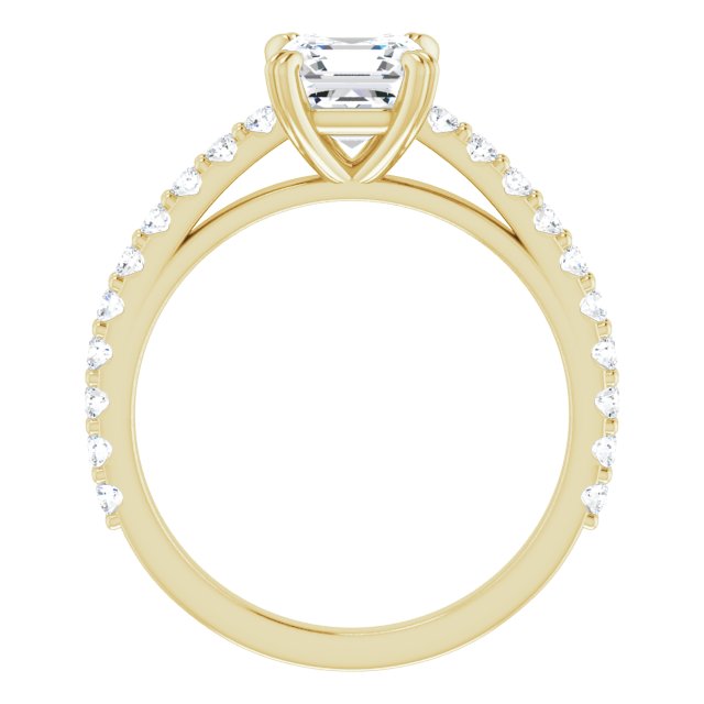 Yellow Gold-Asscher