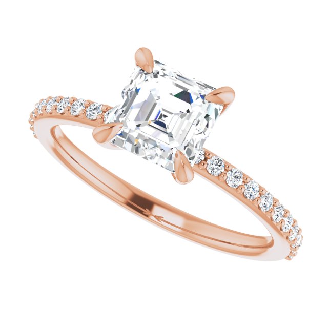 Rose Gold-Asscher