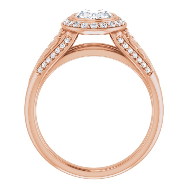 Rose Gold-Oval