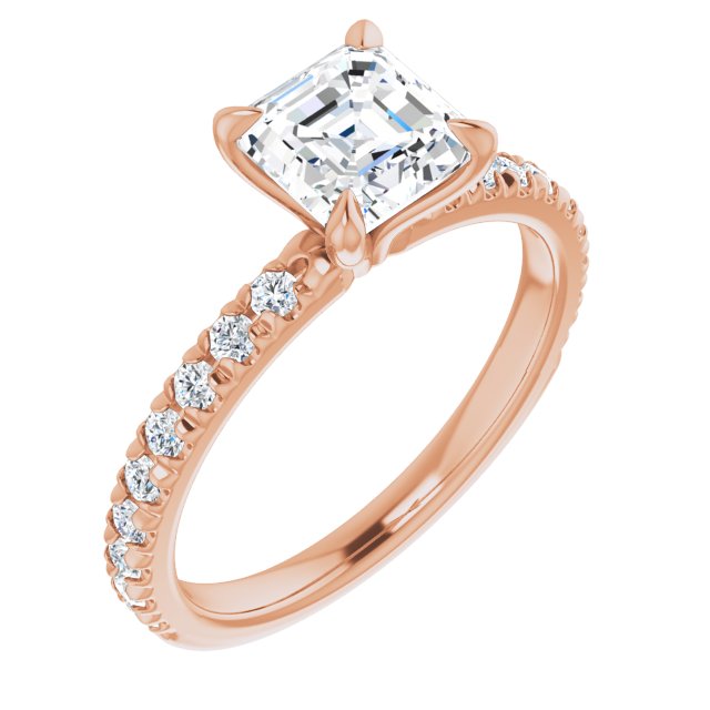 Rose Gold-Asscher